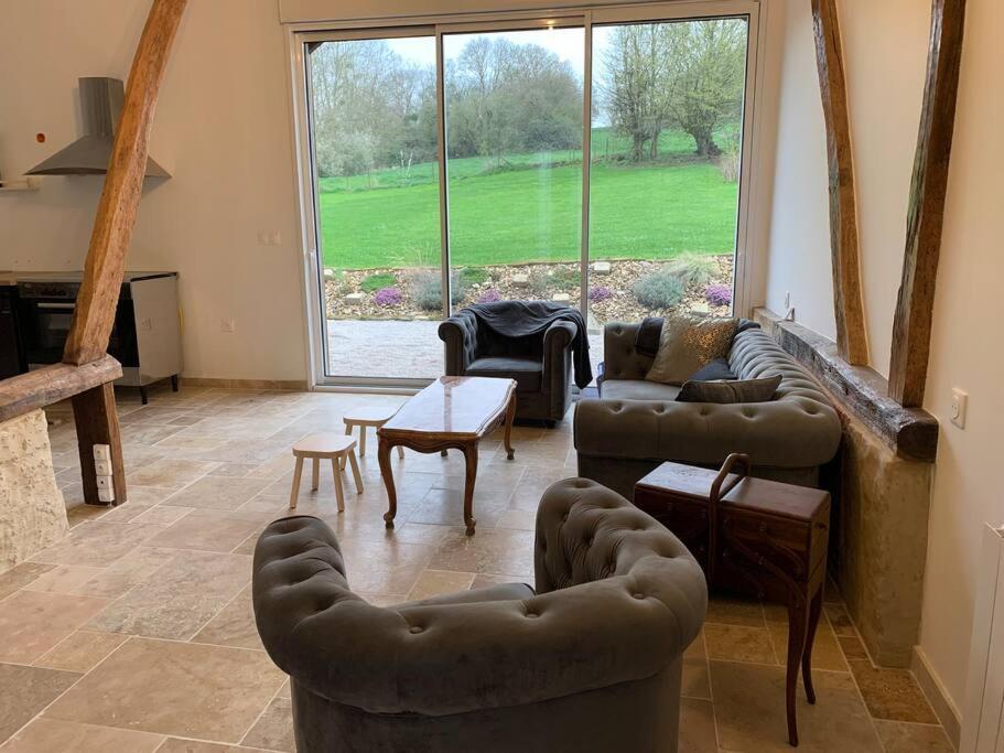 Gite, Maison Entiere Avec Billard Et Bel Espace De Vie La Grange Blicourt Extérieur photo